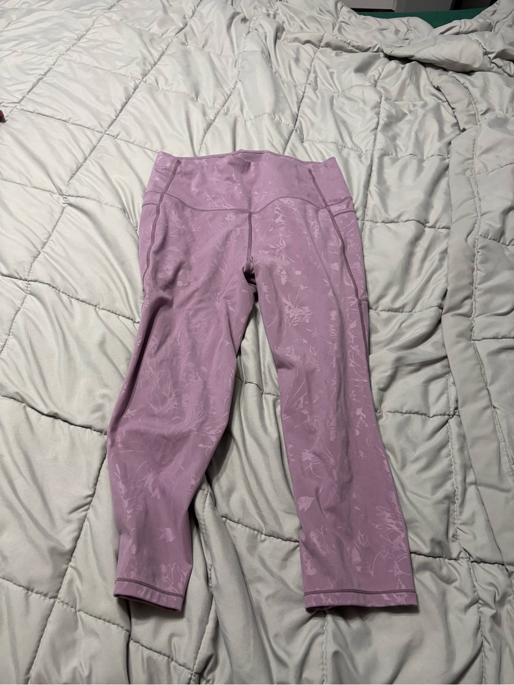 ZYIA Lavender Floral Leggings